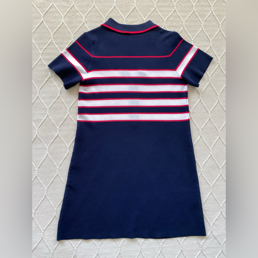 TUCKERNUCK Navy and White Wright Polo Dress size M - Picture 7 of 12